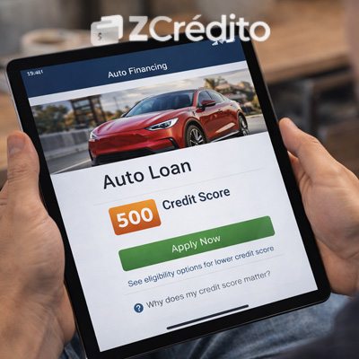 auto loan 500 credit score