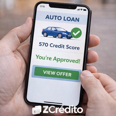 auto loan 570 credit score