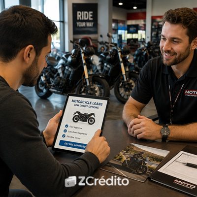 motorcycle loans for low credit